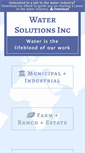 Mobile Screenshot of h2osolutions.com